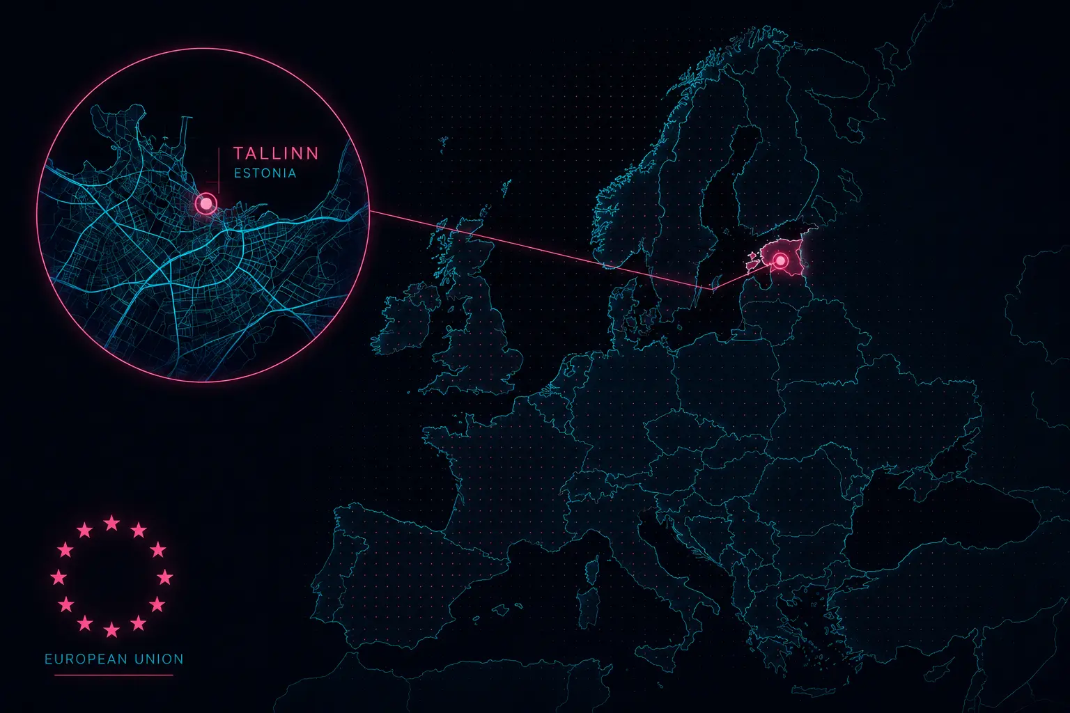 Map of Tallinn